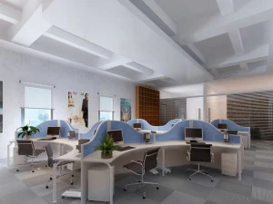 офісне приміщення 132 3D Модель