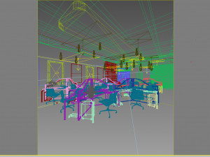 office space 132 3D Model