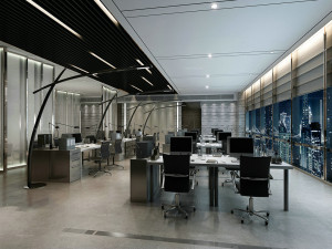 office space 136 3D Model