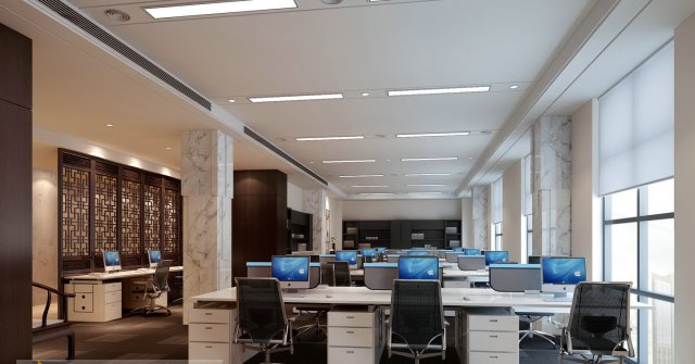 office space 138 3D Model .c4d .max .obj .3ds .fbx .stl .blend 