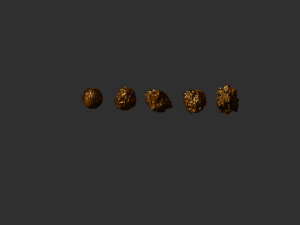 asteroids 3D 모델