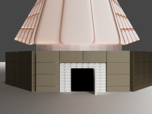 machine turret 3Dモデル