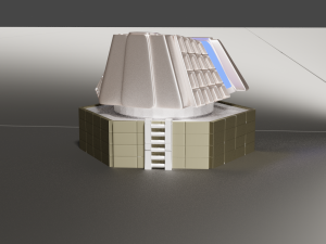 machine turret 3Dモデル