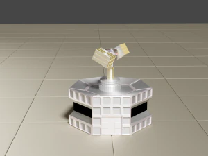 torre de foguete Modelo 3D