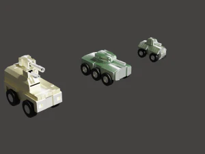 armored vehicle 3D Model