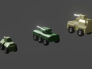 armored vehicle 3D Model