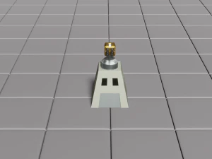 Flugabwehrturm 3D Modell