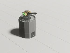 artillery turret 3D Модель