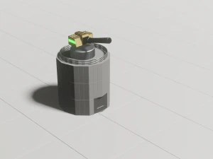 artillery turret 3D Model