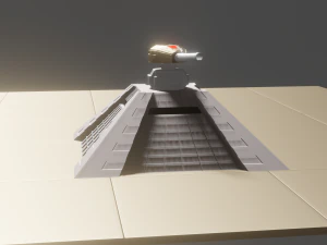 anti-tank turret 3D Model