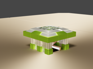 the exit from the underground of the road 3D Model