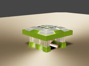 l'uscita dal sottosuolo della strada Modello 3D