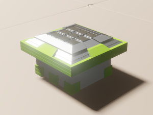 the exit from the underground of the road Model 3D