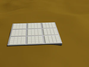 reinforced slabs 3D Model
