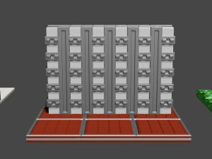 set of walls 3D Модель