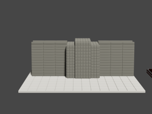 set of walls 3D Модель