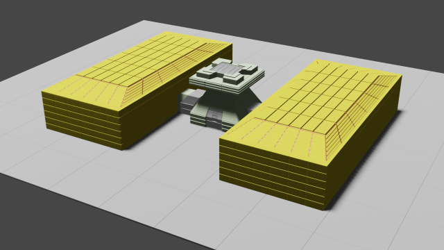 warehouse 3D Model .c4d .max .obj .3ds .fbx .stl .blend 