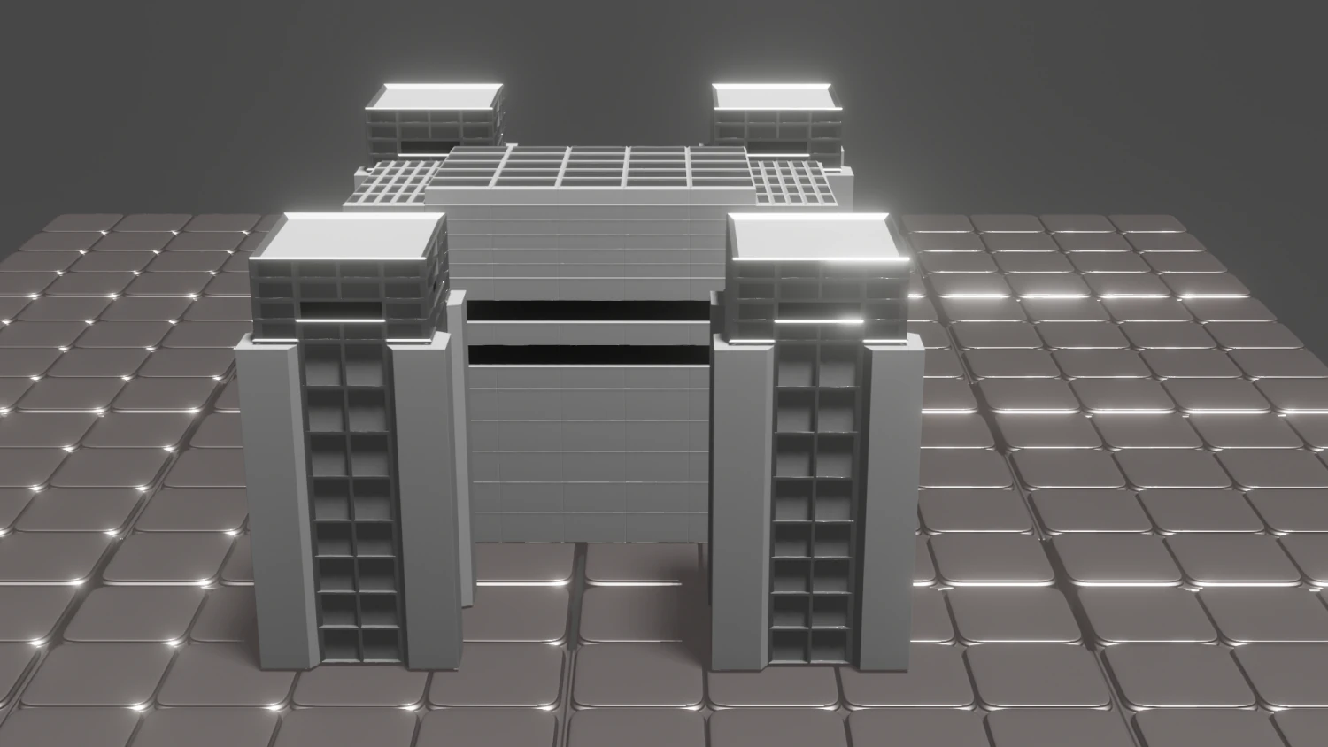 headquarters 3D Model .c4d .max .obj .3ds .fbx .stl .blend 