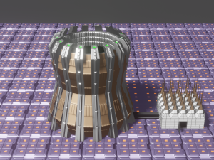 nuclear power plant 3Dモデル