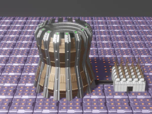 nuclear power plant 3D Model