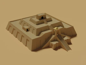 Ziggurat 3D Model