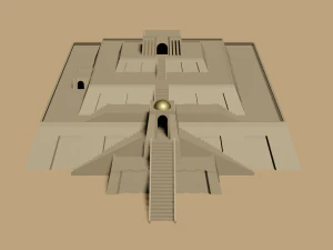 Ziggurat 3D Model