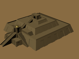 Ziggurat 3D Model
