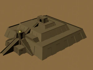Ziggurat 3D Model