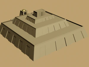 Ziggurat 3D Model