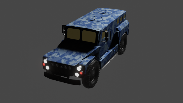 all-terrain vehicle bear Modelo 3D .c4d .max .obj .3ds .fbx .stl .blend 