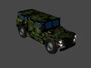 all-terrain vehicle bear 3D Model