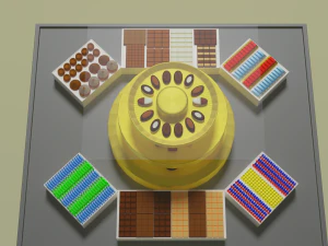 tatlılarla vitrin 3D Model