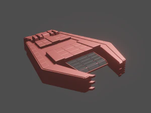 космический истребитель 1 3D Модель