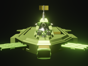 space cruiser 3Dモデル