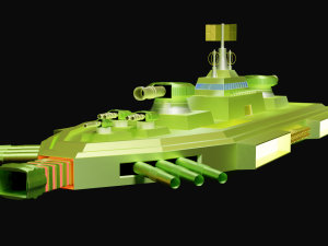 space cruiser 3Dモデル