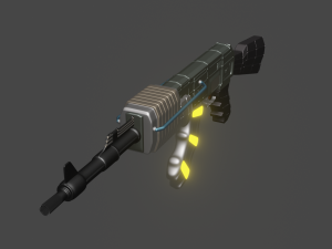 kalashnikov assault rifle of the future 3D मॉडल