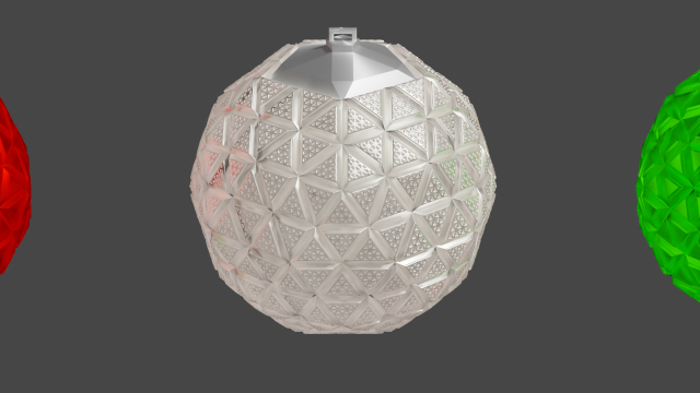 christmas balls 3D Model .c4d .max .obj .3ds .fbx .stl .blend 