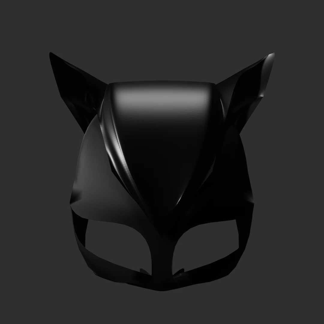 catwoman mask 3D Model .c4d .max .obj .3ds .fbx .stl .blend 