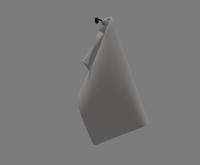 towel rack with towel Modèle 3D .c4d .max .obj .3ds .fbx .stl .blend 