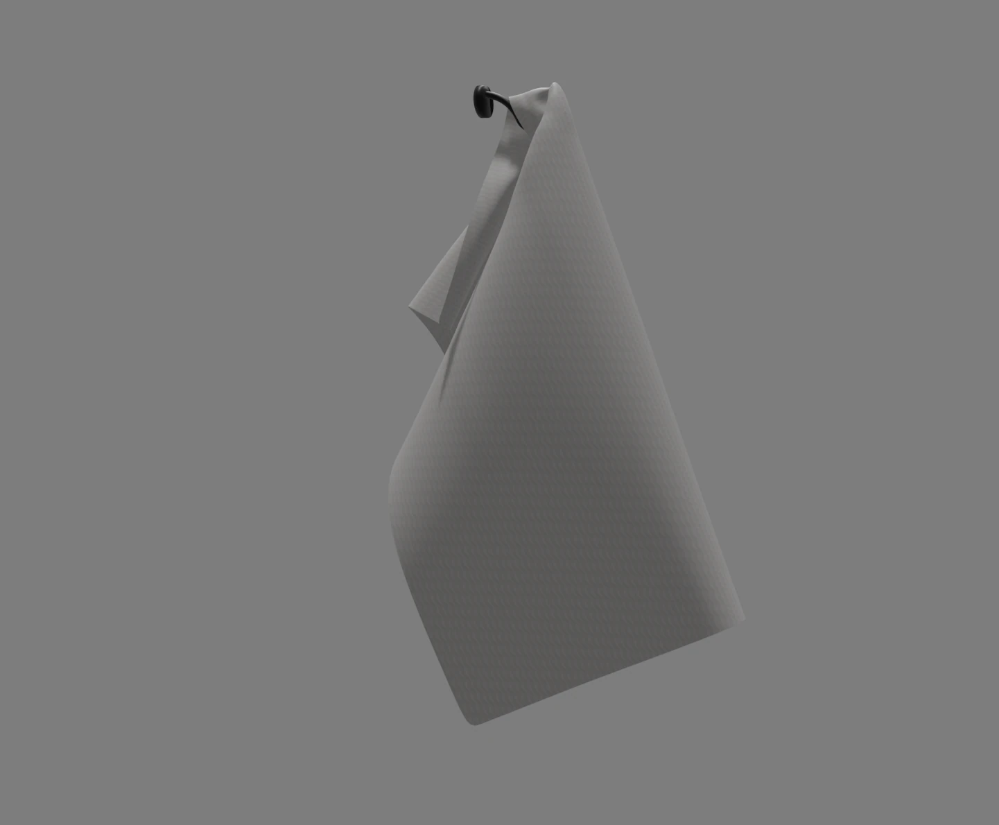 towel rack with towel 3D Model .c4d .max .obj .3ds .fbx .stl .blend 