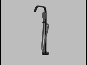 bath with shower 3D-Modell