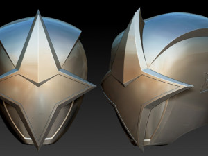 ninja steel power ranger helmet 3Dモデル