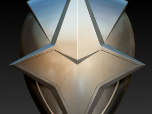 ninja steel power ranger helmet 3Dモデル