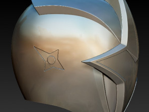 ninja steel power ranger helmet 3Dモデル