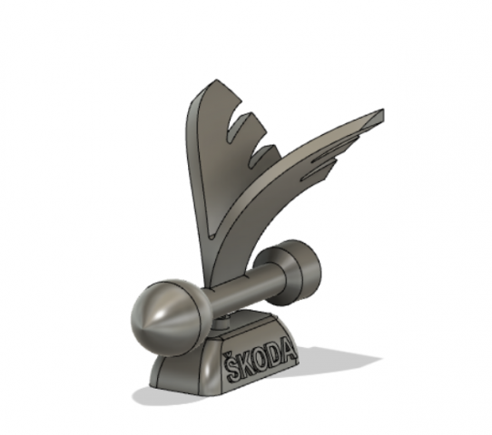 koda 3d logo 3D Принт Модель .c4d .max .obj .3ds .fbx .stl .blend 