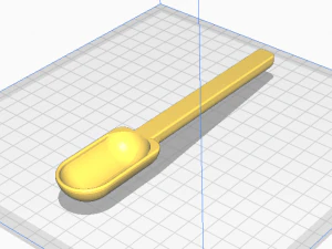 sendok Model Cetak 3D