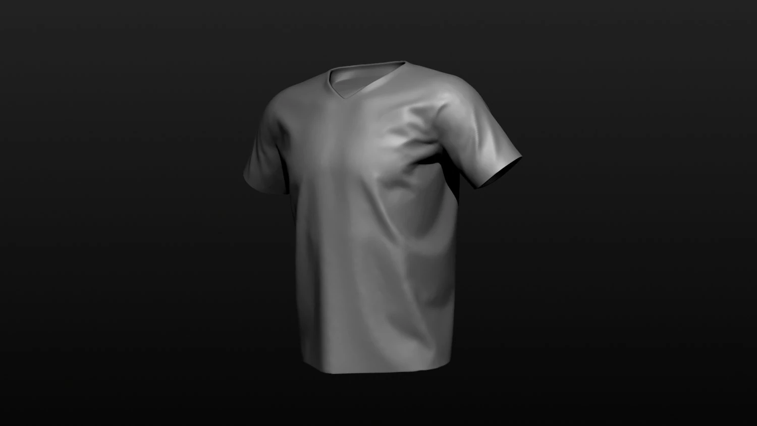t-shirt base 3D Model .c4d .max .obj .3ds .fbx .stl .blend