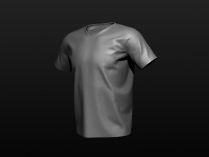 t-shirt base 3D Model