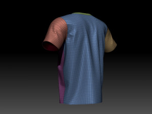 t-shirt base 3D Model