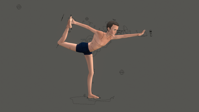 boy - a rigged character 3D Modell .c4d .max .obj .3ds .fbx .stl .blend